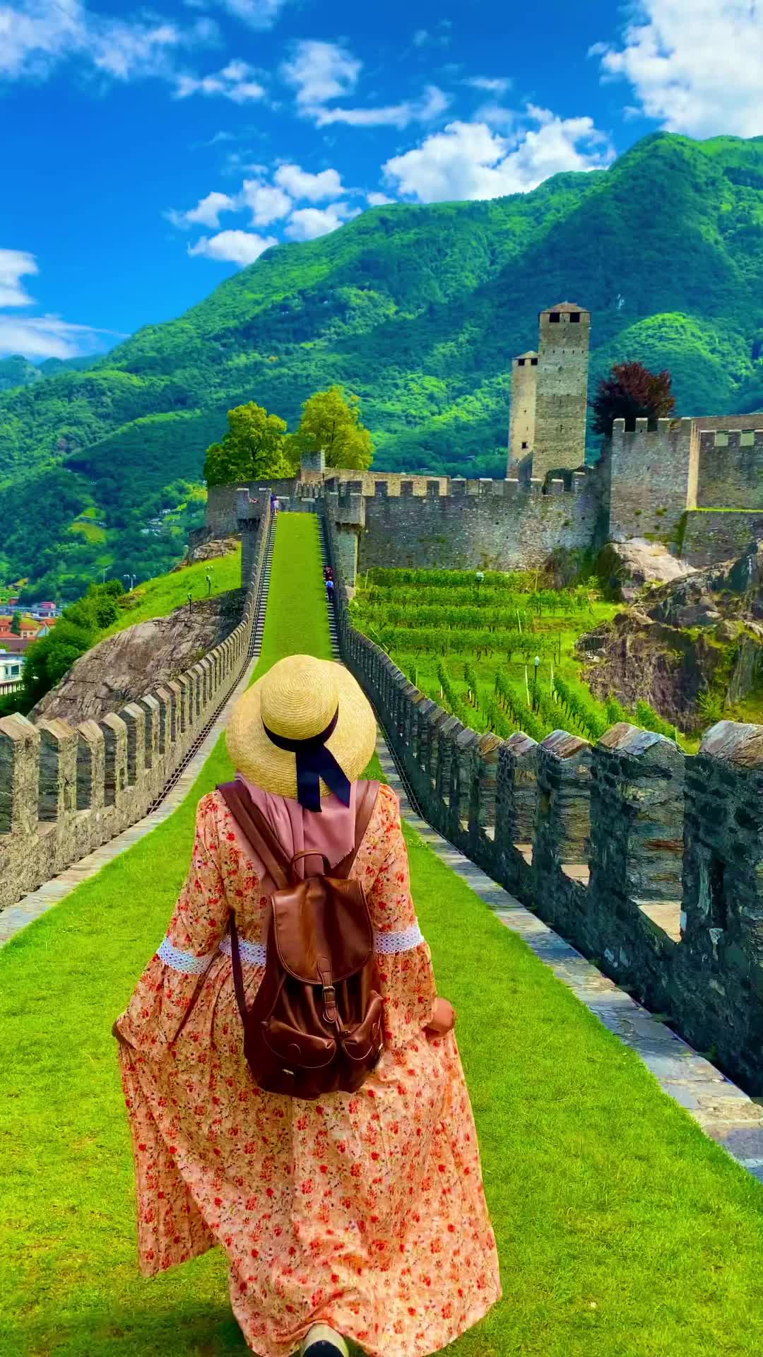 Visit Castle Grande Bellinzona in Switzerland for Free