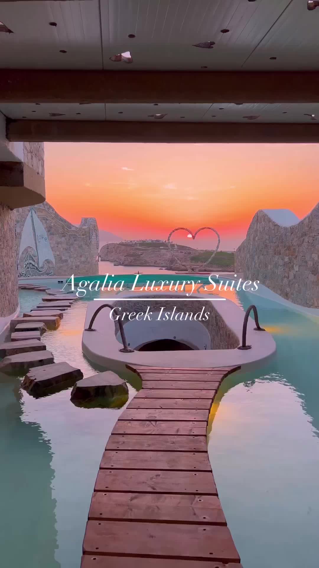 Stunning Sunset at Agalia Luxury Suites, Ios Island 🥂