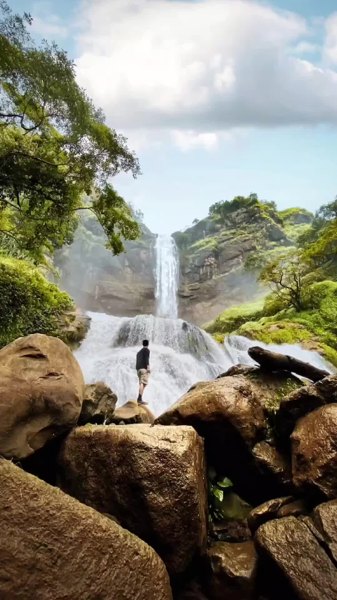 Discover Curug Cikanteh Waterfall in Geopark Ciletuh