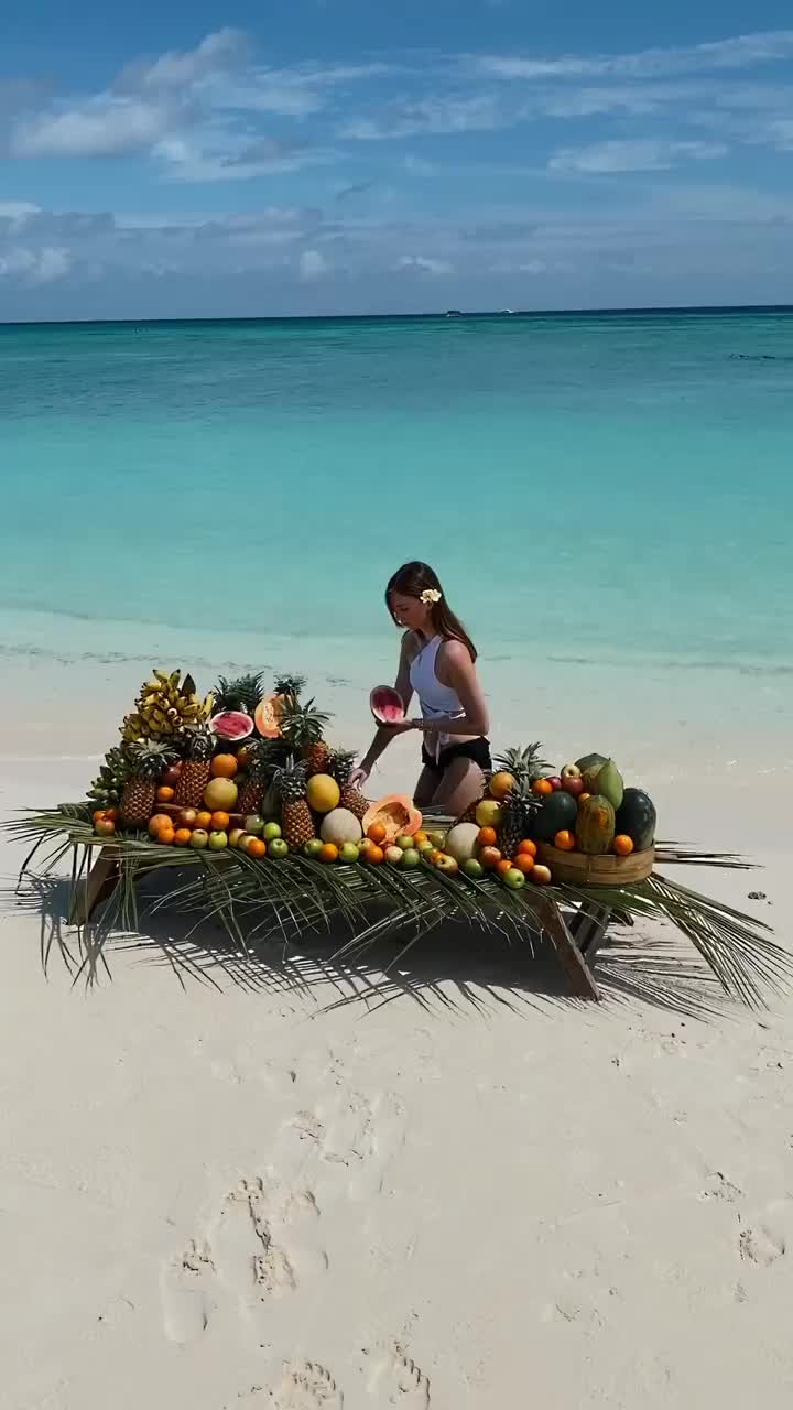 Tropical Fruit Lagoon Experience at Fushifaru Maldives