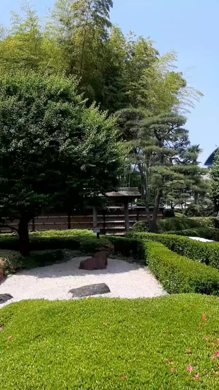 Serene Japanese Garden at Hotel New Otani Tokyo