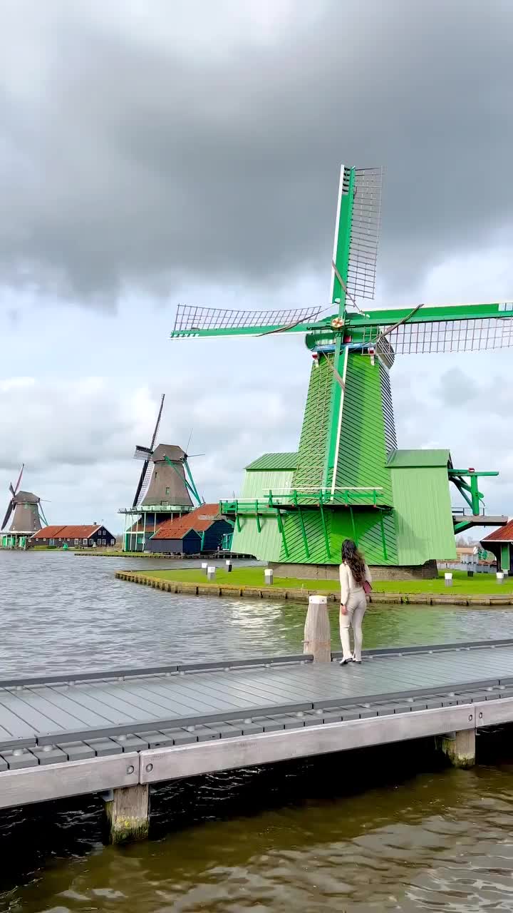 Exploring Zaanse Schans: Windmills from the Outside