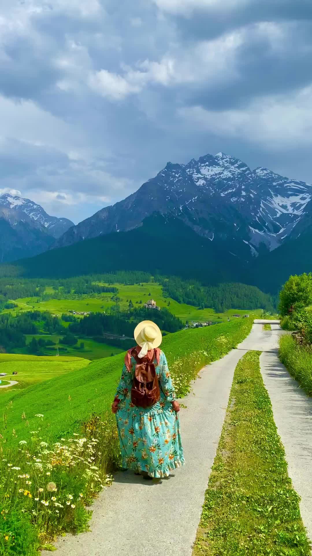 Stunning Hiking Trail in Ftan, Switzerland