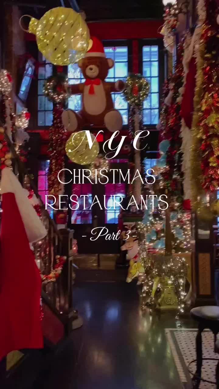 NYC Christmas Restaurants • Part 3: Papillon Bistro