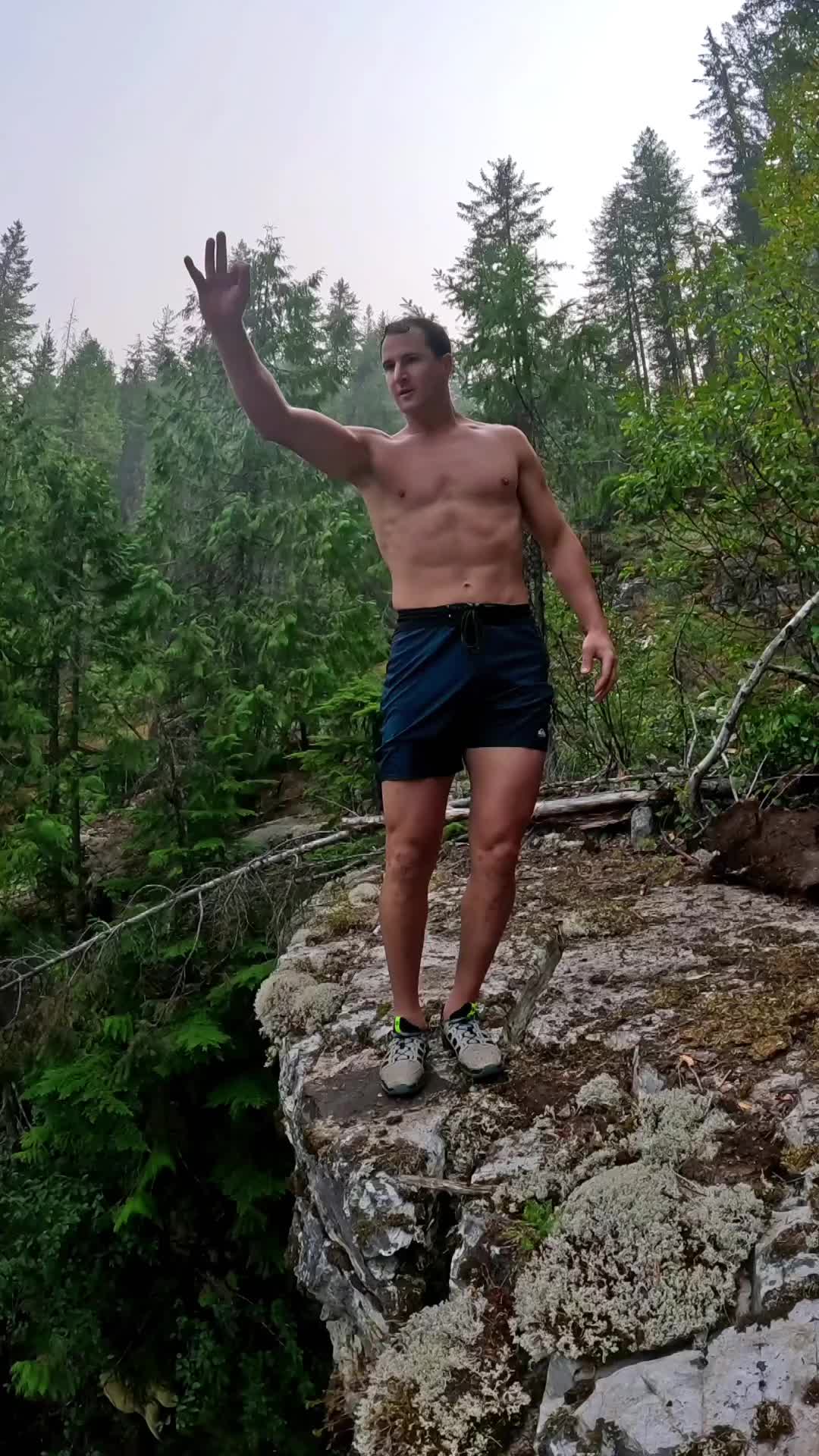 Cliff Jumping Adventure in Revelstoke, BC