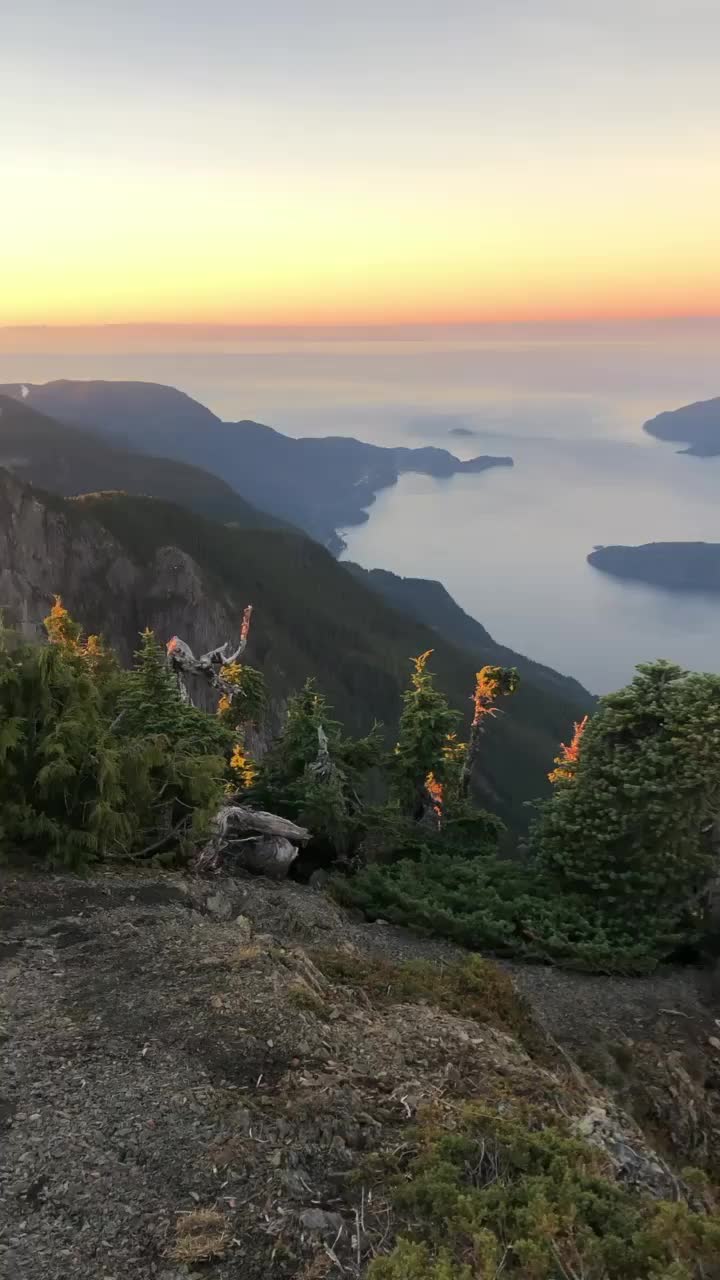 Stunning Sunrise Over Howe Sound - Epic Hike Adventure