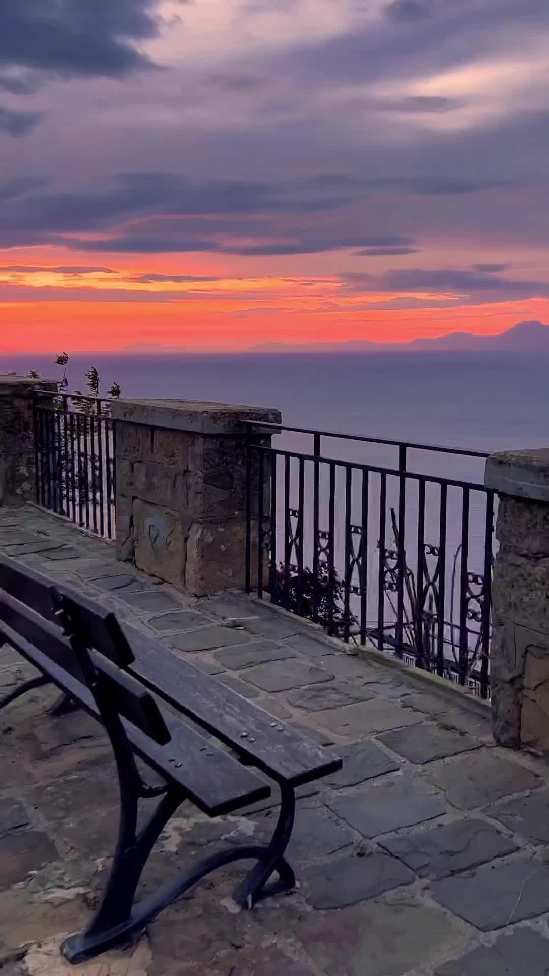 Stunning Sunset at Belvedere, Castellabate, Italy