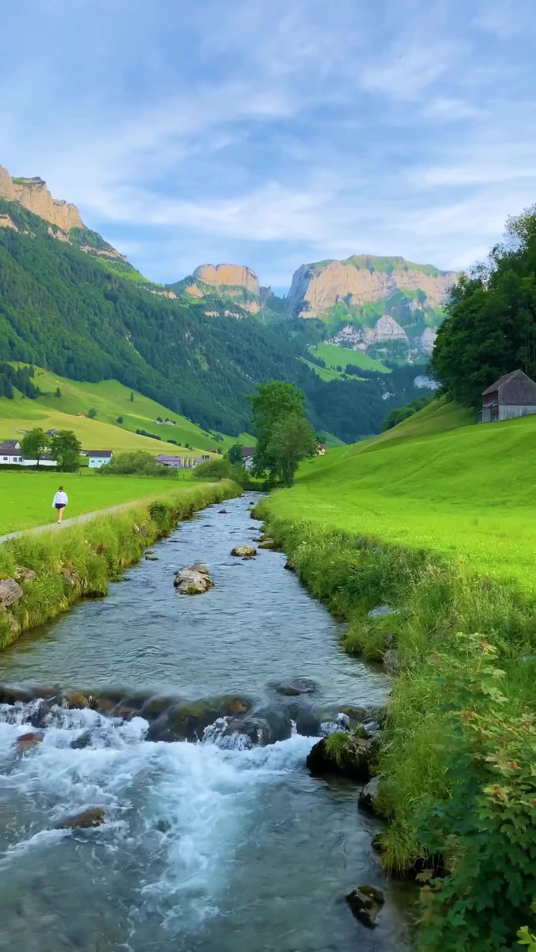 The world 🌎 is not in your books and 🗺 maps - it‘s out there! 
.
📍Wasserauen, Switzerland 🇨🇭
.
✅Save and share this Reel if you want to support me 😊
.
#switzerland #swiss #svizzera #schweiz #travel #travelinspo #summer #hellofrom #landscape #earthpix #earthfocus #hike
#beautifuldestinations #wonderful_swiss #landscape #instatravel #voyaged #adventure #adventure #natur #nature #mountain #view #appenzell #wasserauen