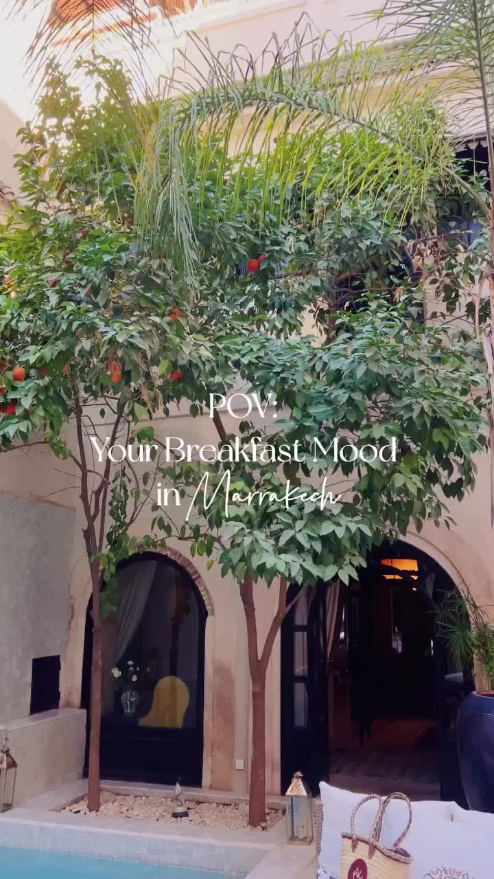 Breakfast Vibes in Marrakech at Riad Kheirredine