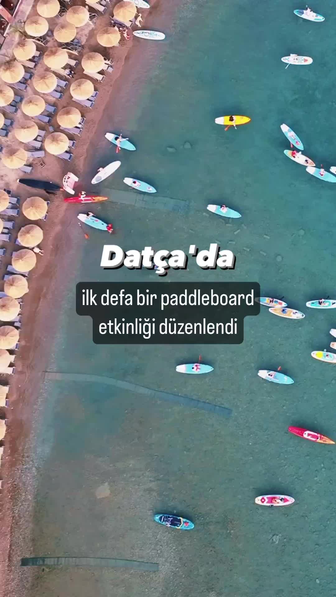 First Paddleboard Event in Datça, Turkey