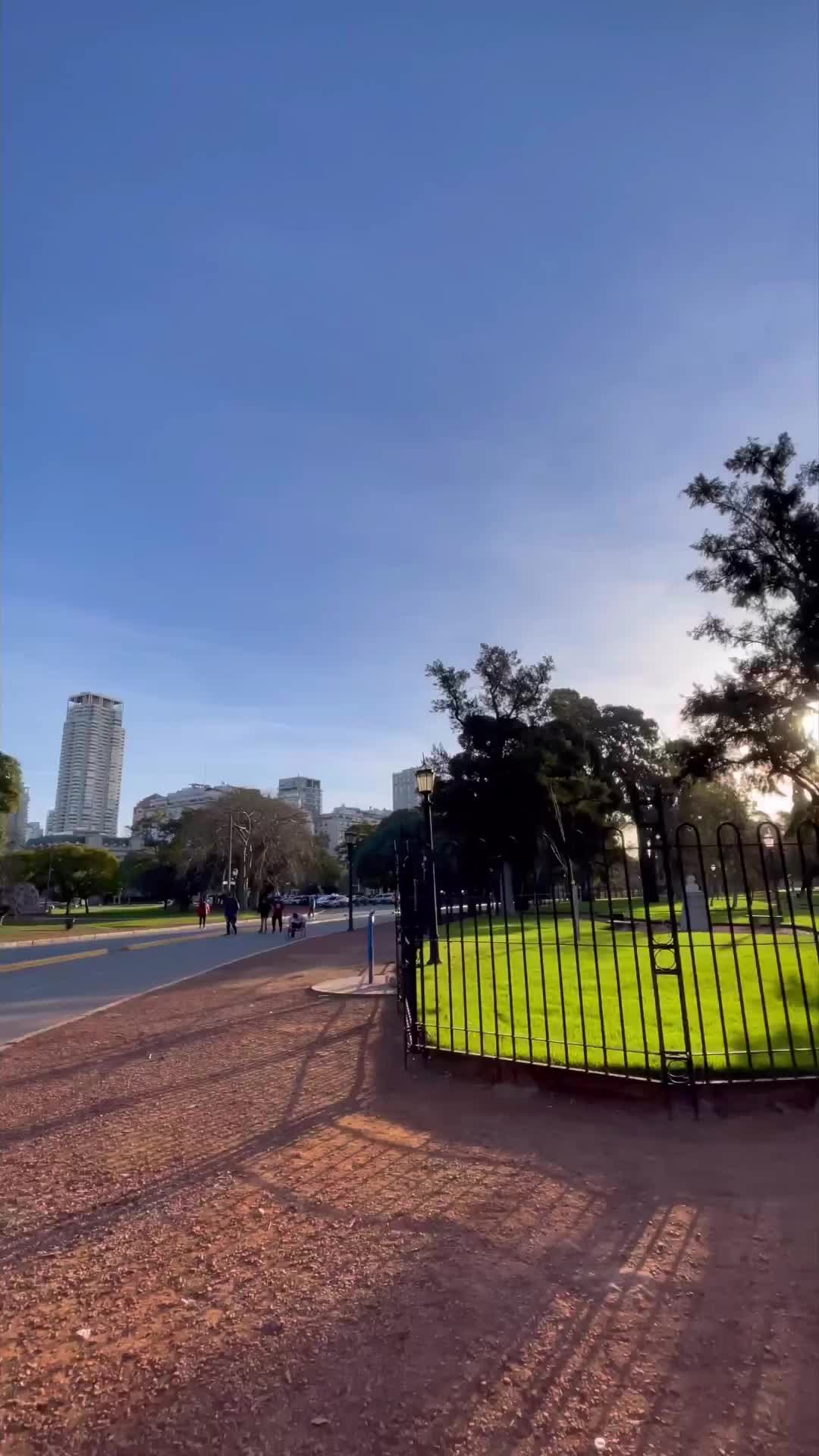 Tranquil Spring Day at Rosedal de Palermo, Buenos Aires