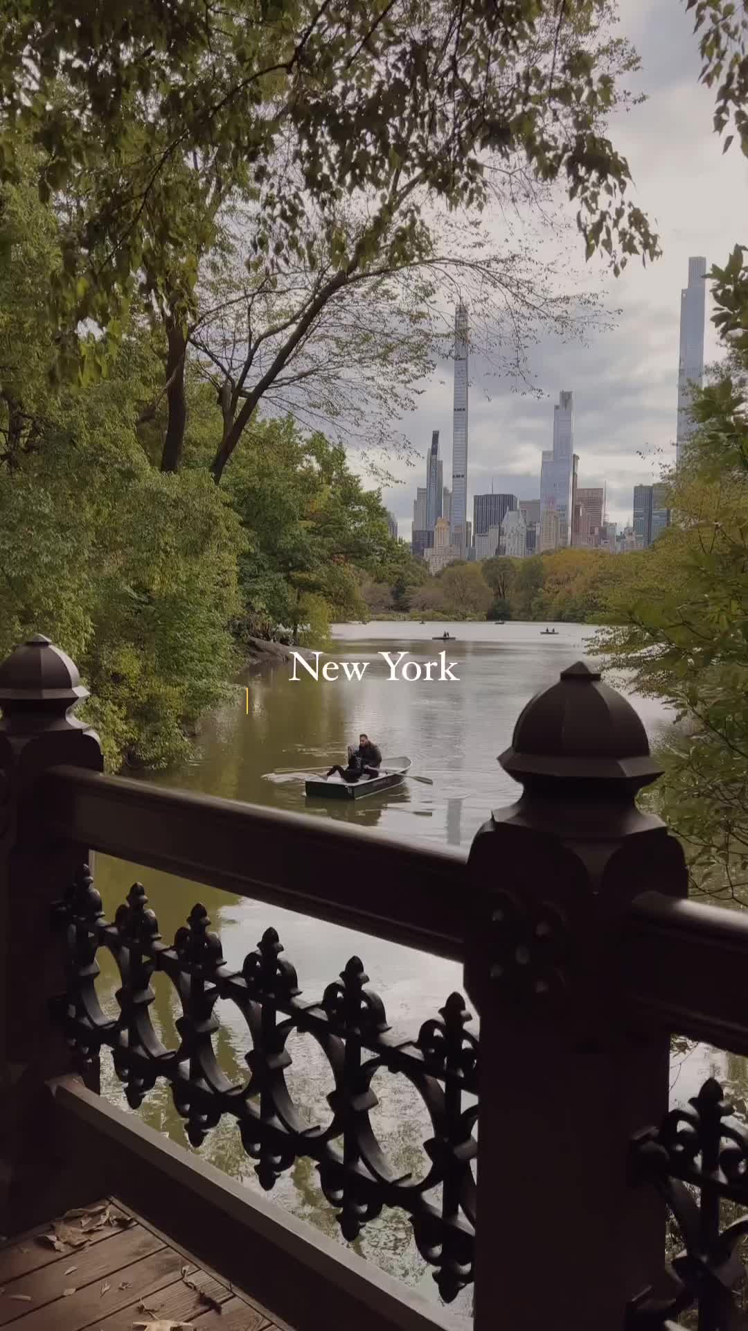 Central Park in Fall: A Crimson & Gold Masterpiece