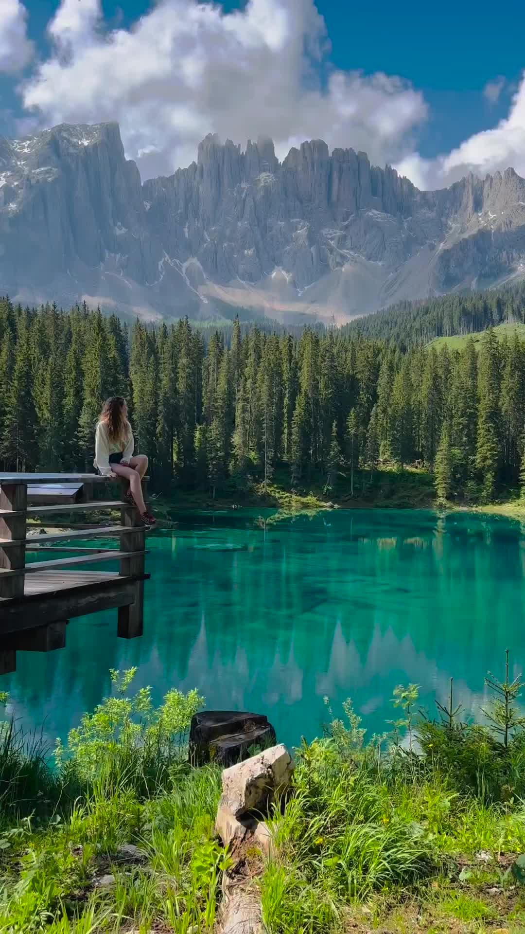 Tranquil Beauty at Lago Di Carezza, Italy