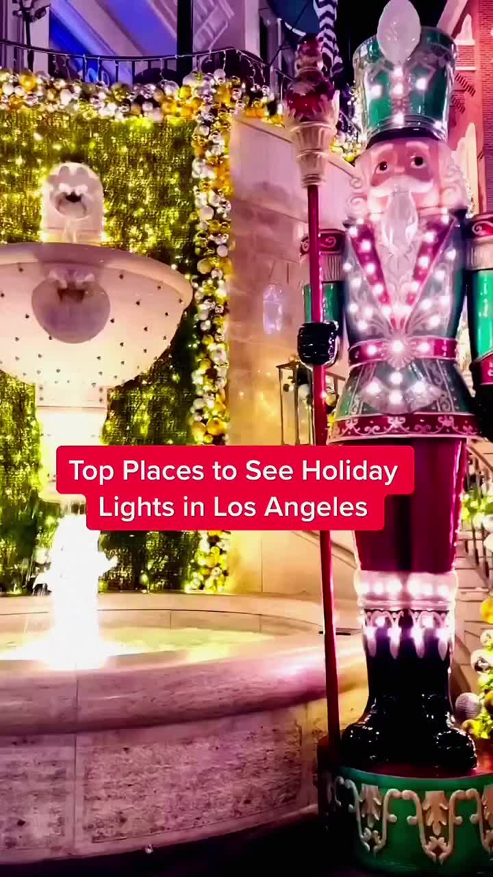 Top 5 Holiday Light Displays in Los Angeles 🎄✨