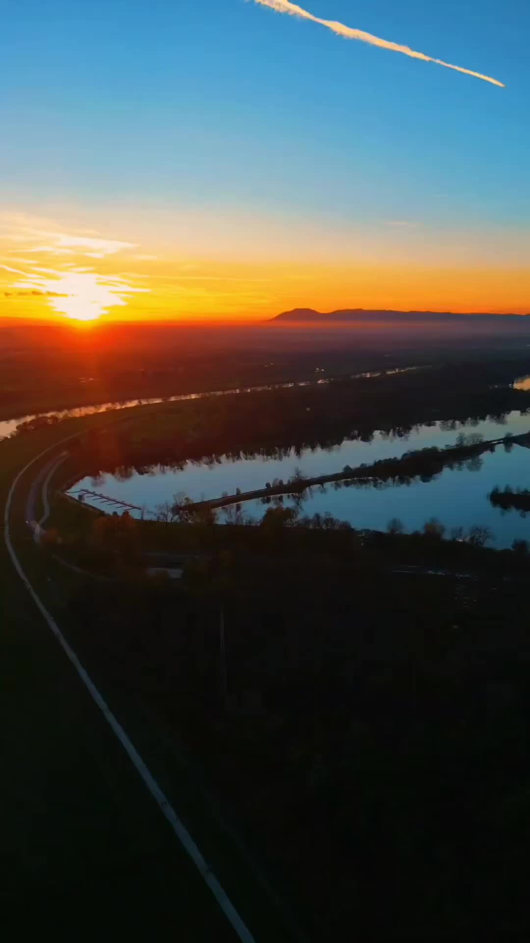 Stunning Sunset at Jarun Lake, Zagreb