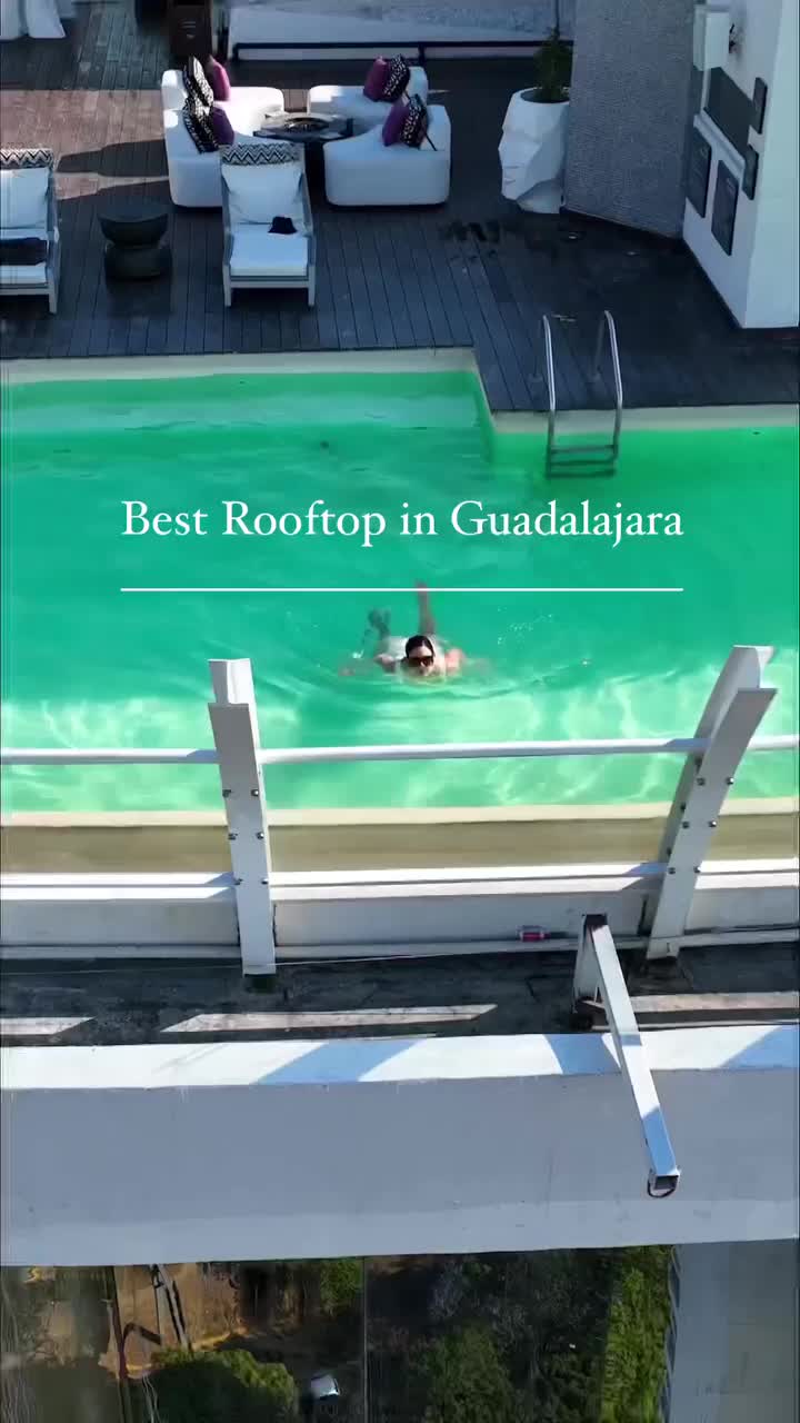 Best Rooftop Pool in Guadalajara at Hard Rock Hotel