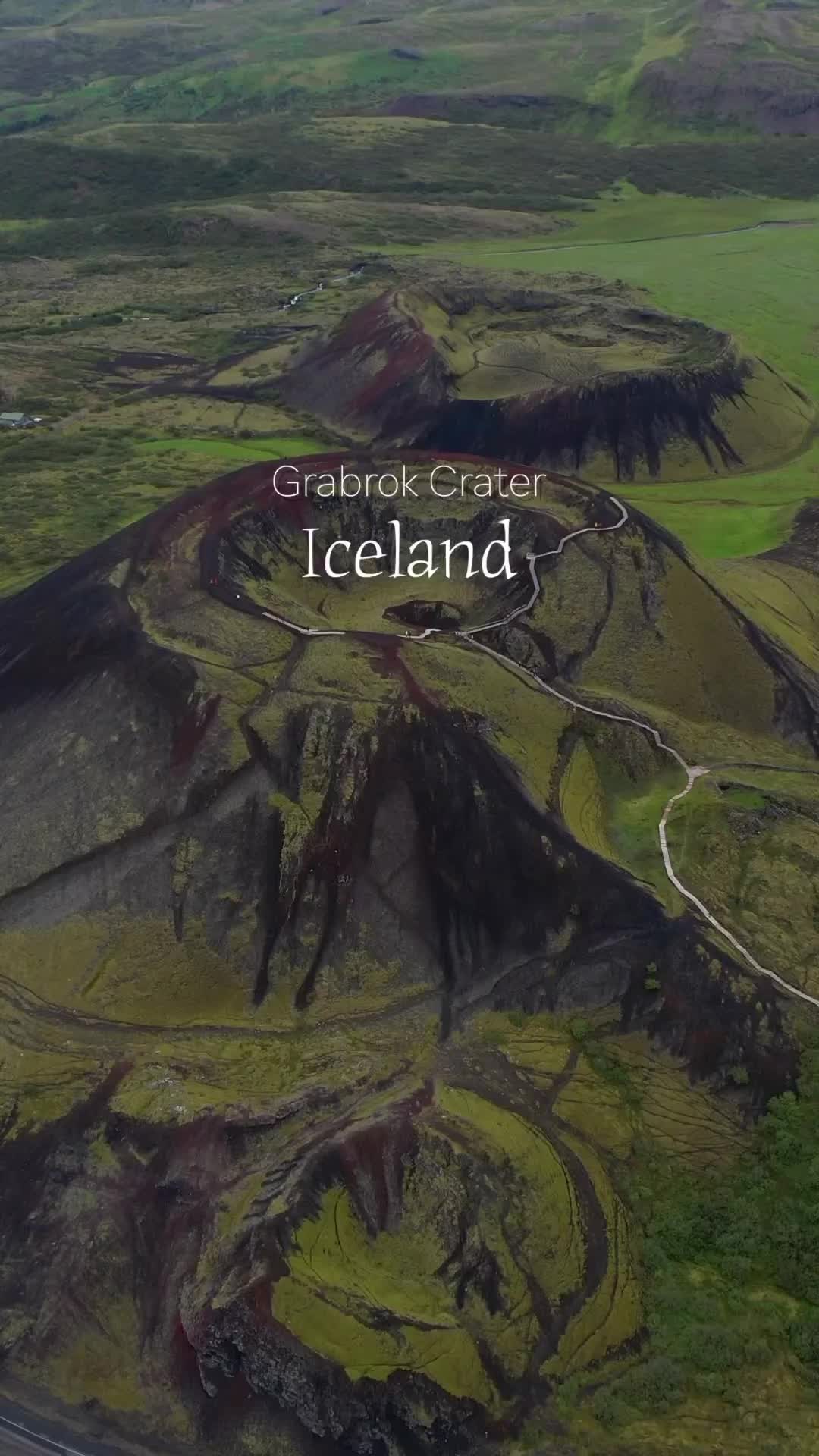 Explore Grabrok Crater: Iceland's Volcanic Marvel