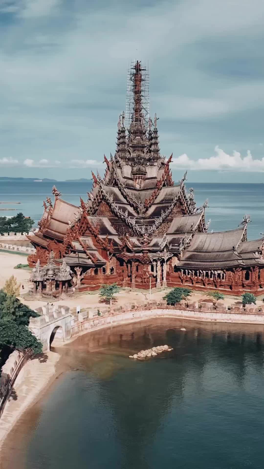 Explore the Sanctuary of Truth in Pattaya, Thailand