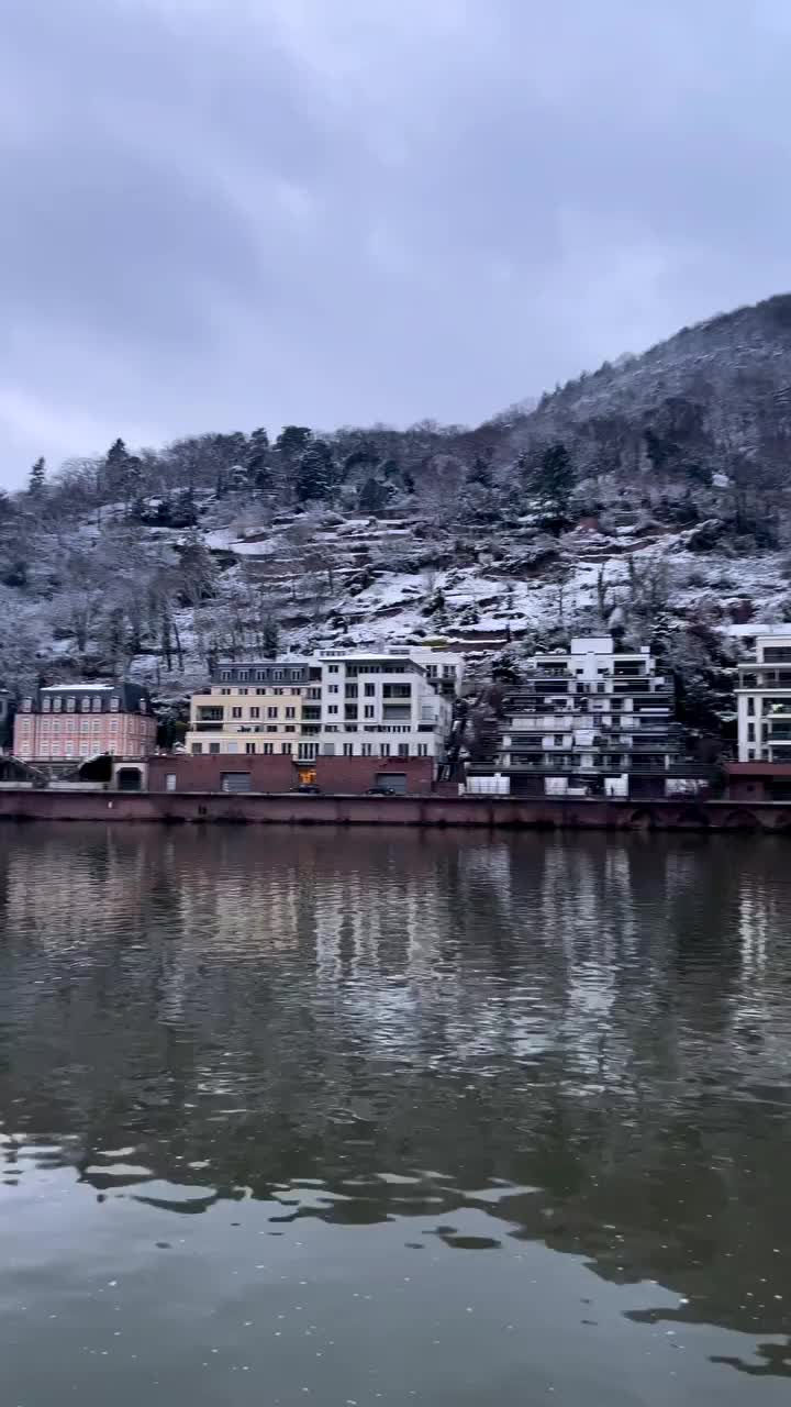 Winter Wonderland in Heidelberg, Germany