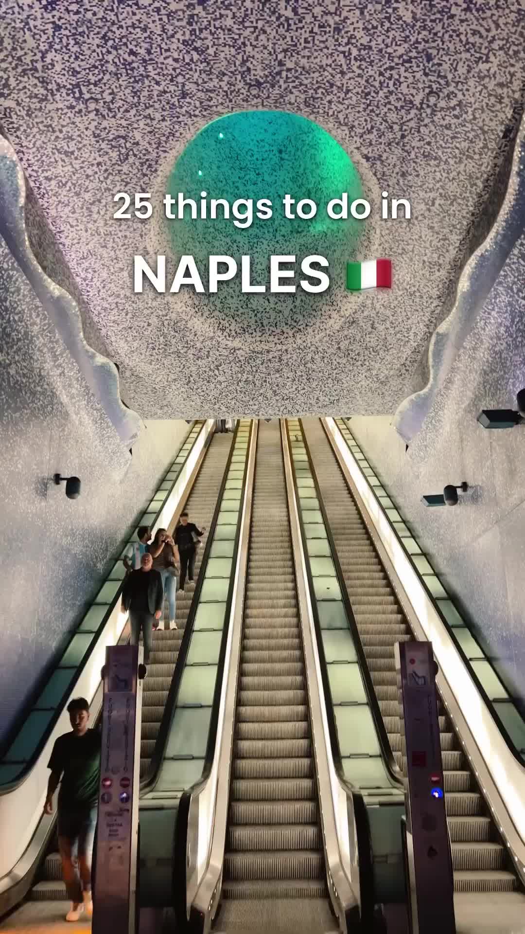 Explore Naples' Deepest Metro Station: Toledo