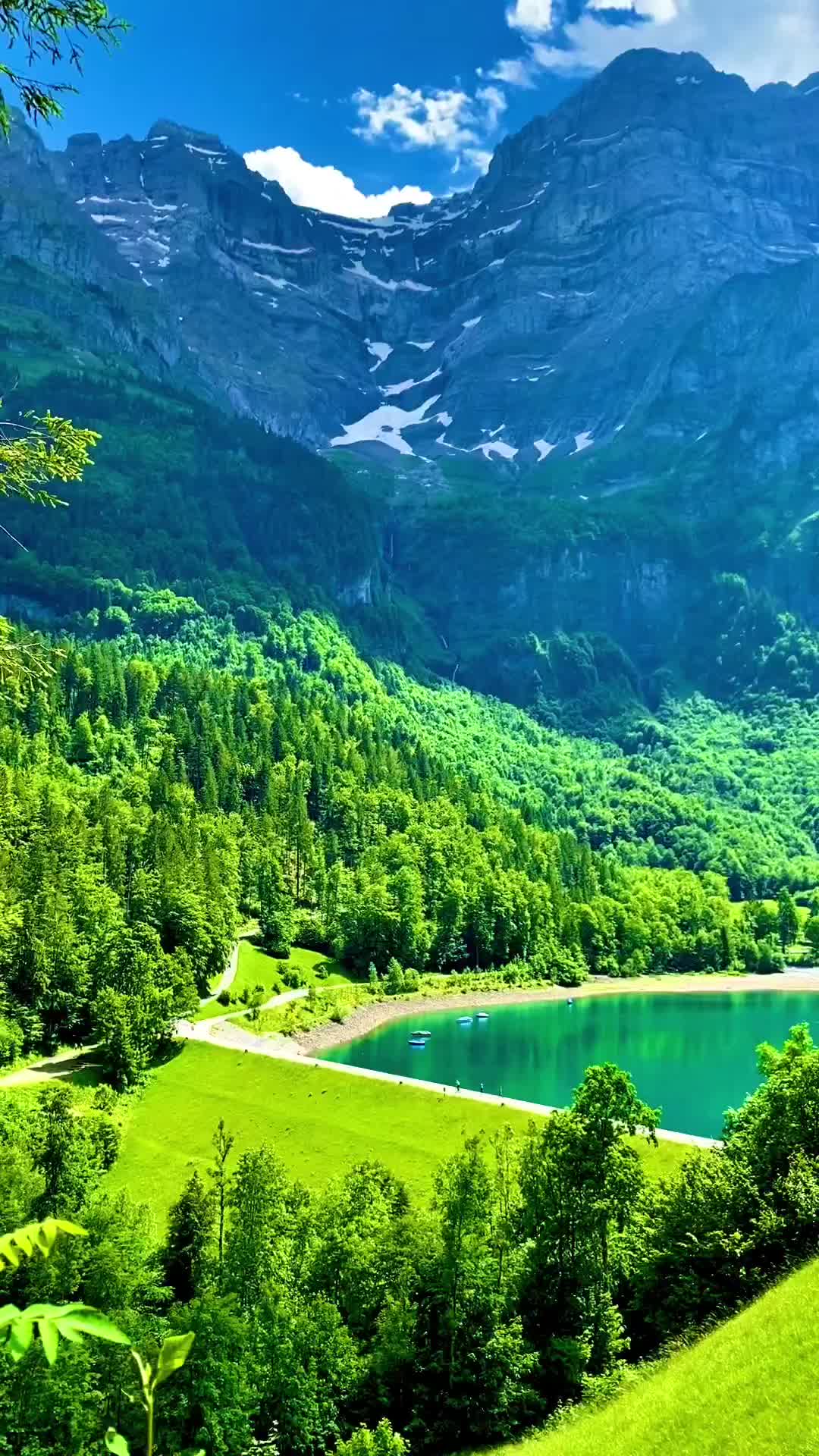 Spectacular Klöntalersee: Switzerland's Mountain Gem