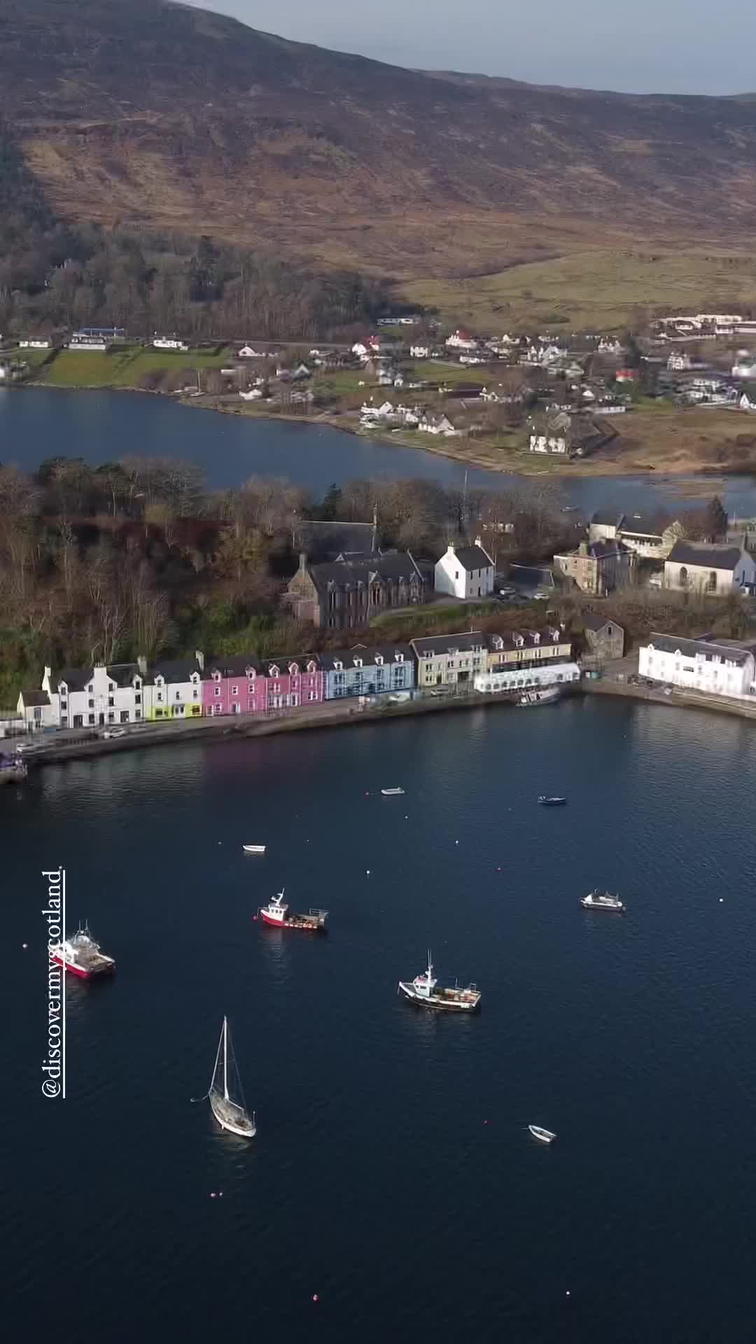 Stunning Portree Harbour in Morning Light