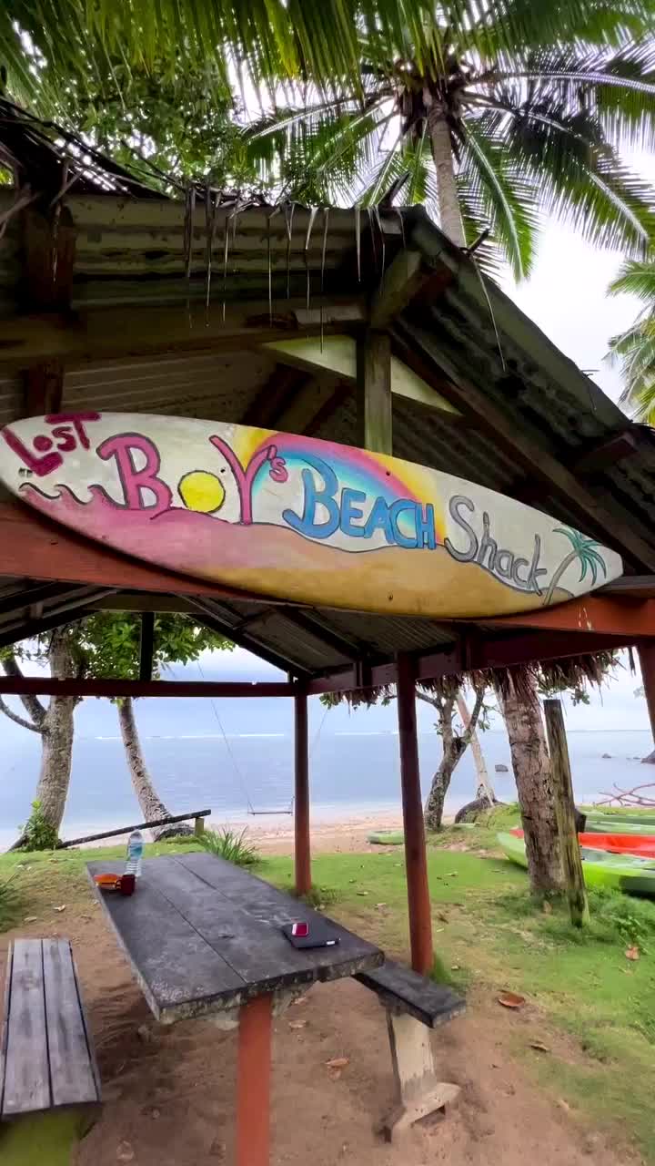 Lost Boys Beach Shack in Fiji - Ultimate Surfing Spot