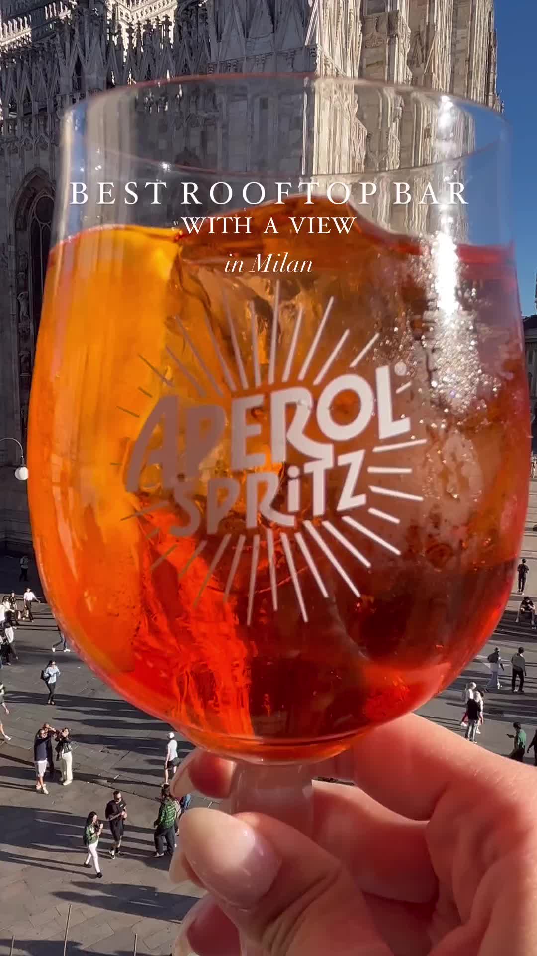 Must-Visit Rooftop Bar in Milan: Terrazza Aperol