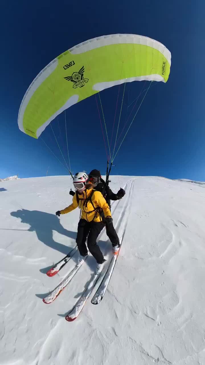 Extreme Speedflying Adventure in Val d'Isère, France
