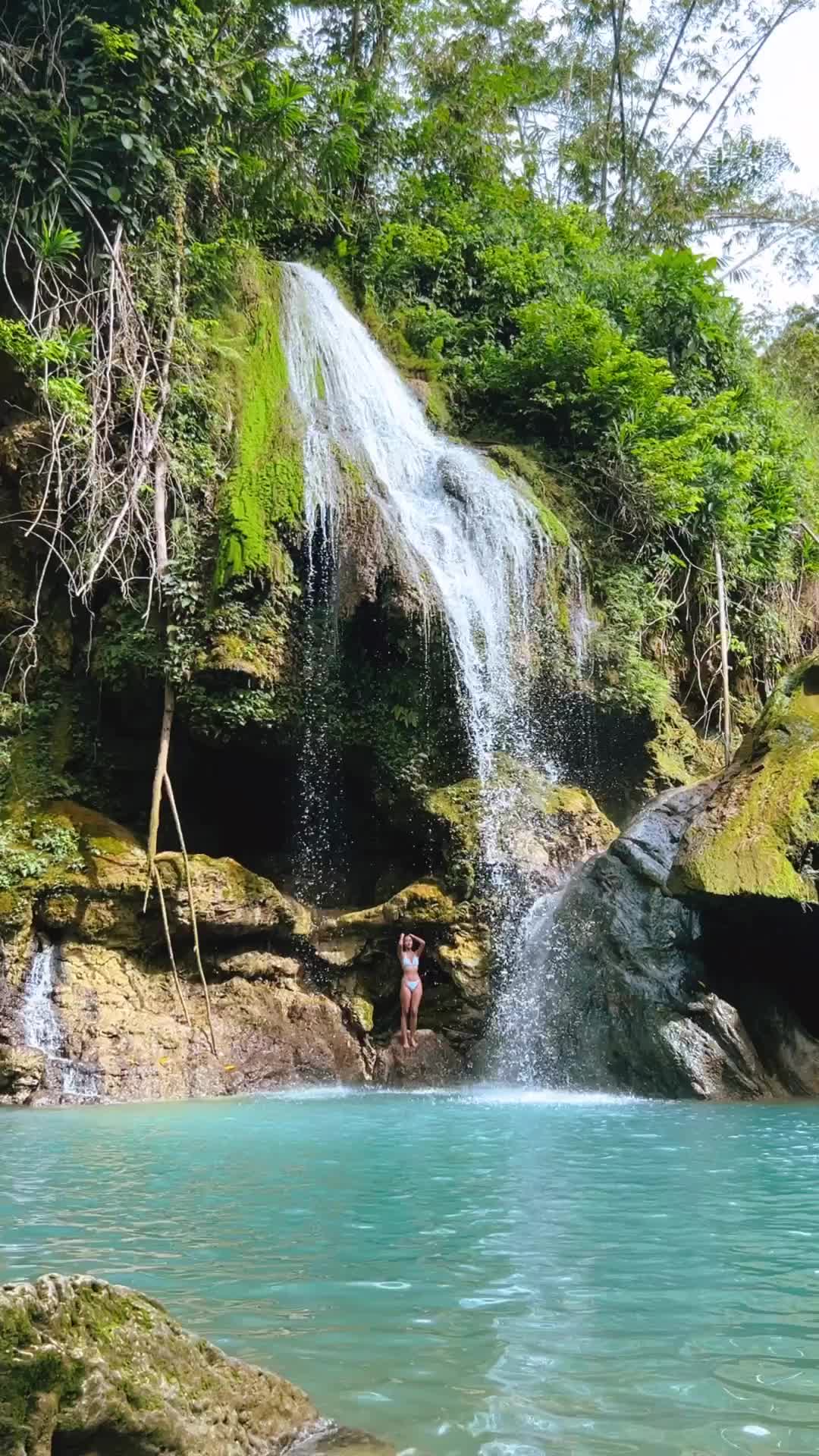 Secret Waterfall Showers in Cebu, Philippines