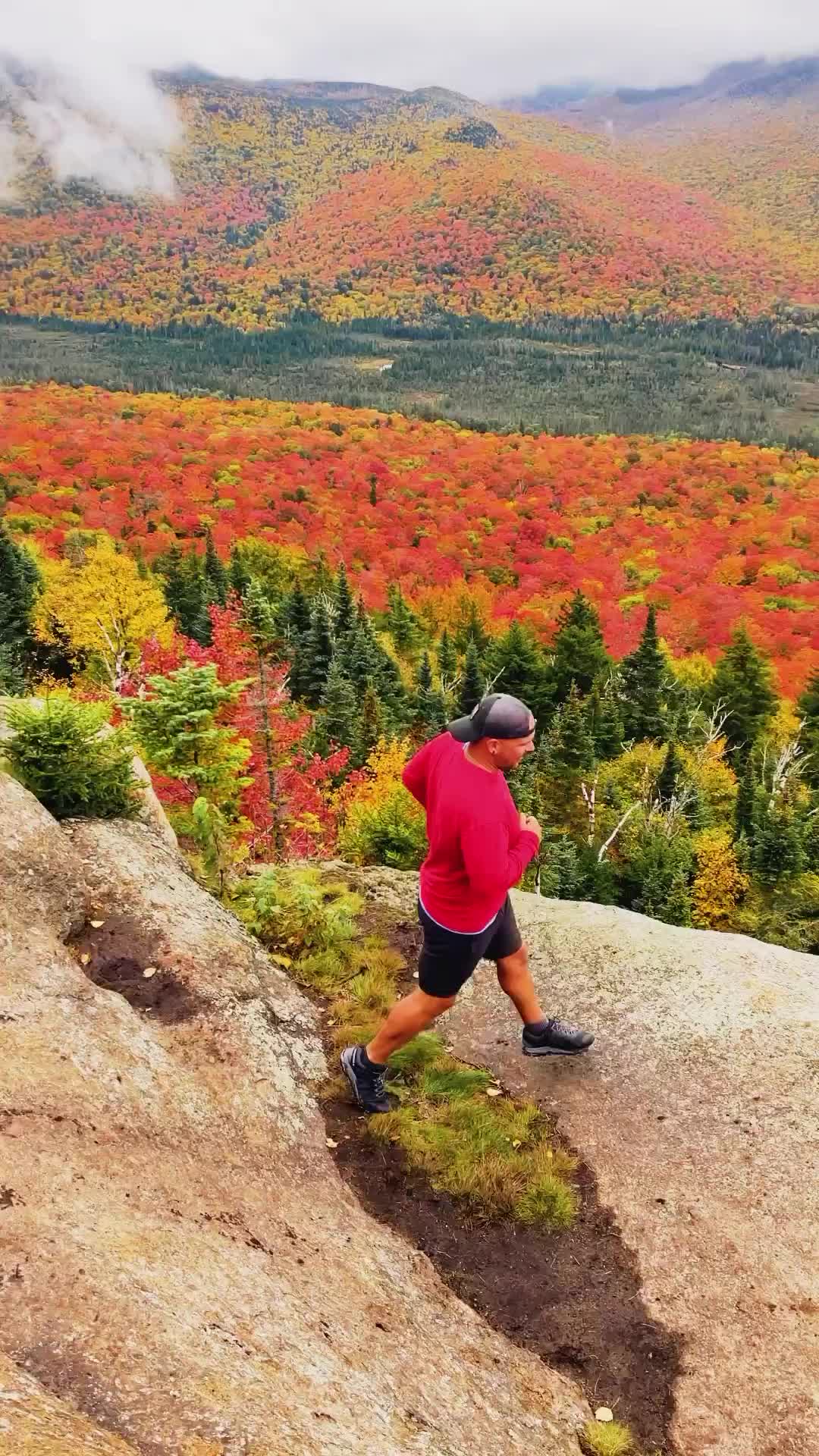 Stunning Fall Hike Up Mt Van Hoevenberg in Adirondacks
