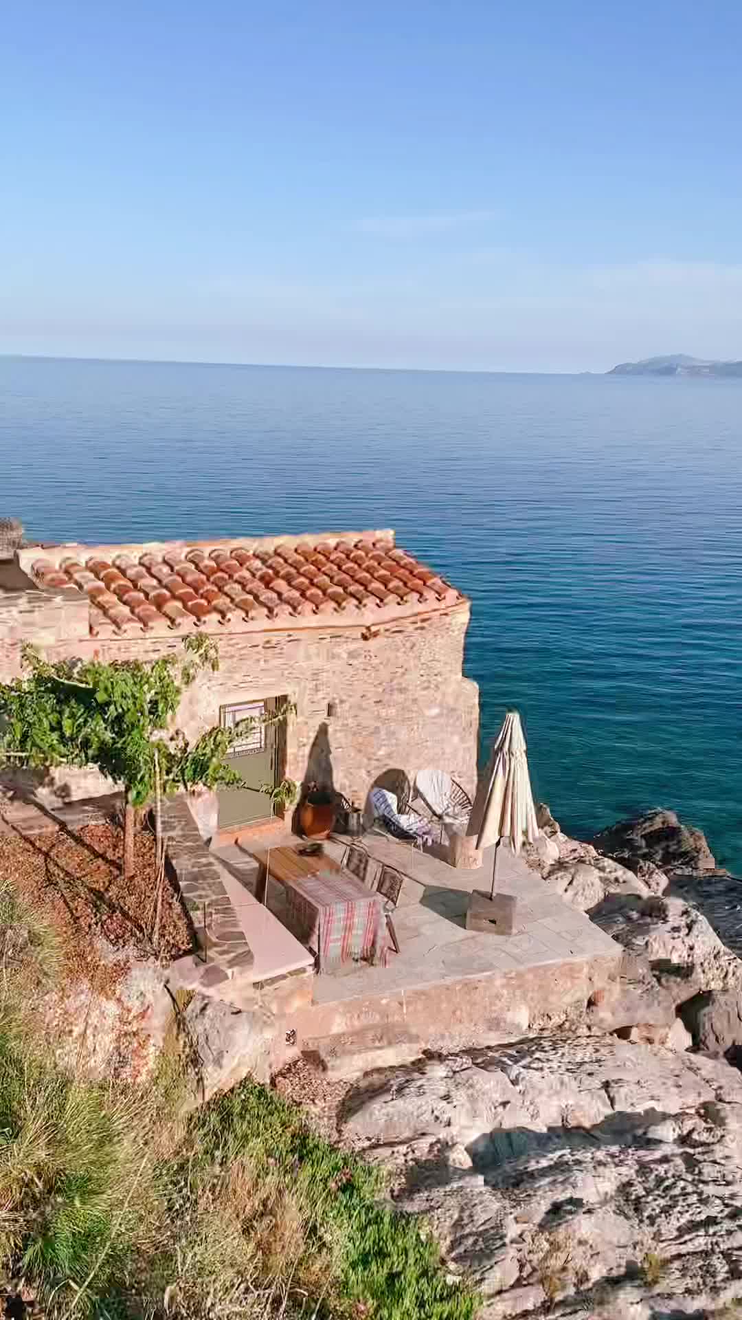 Dreamy Mediterranean House in Monemvasia, Greece 🌞🌊