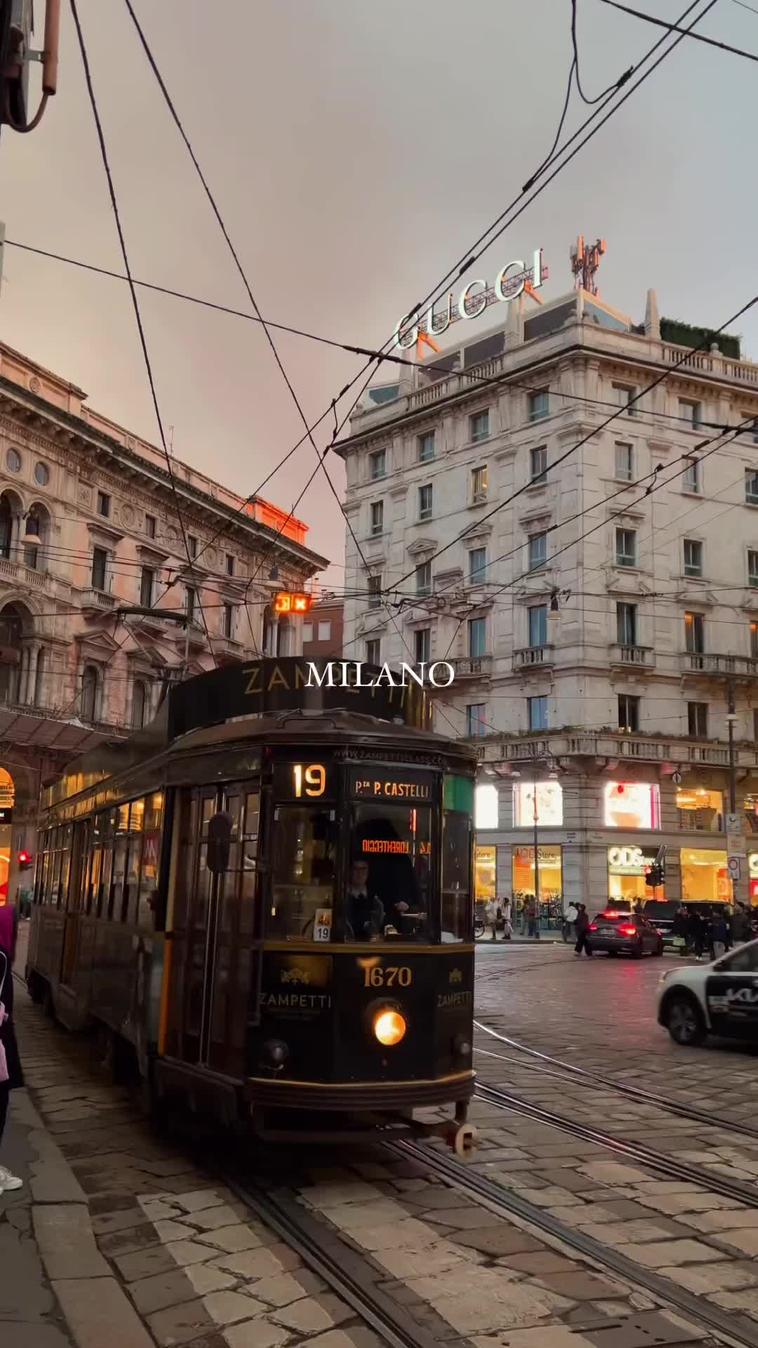 Explore Milan's Historic Streets and Trams