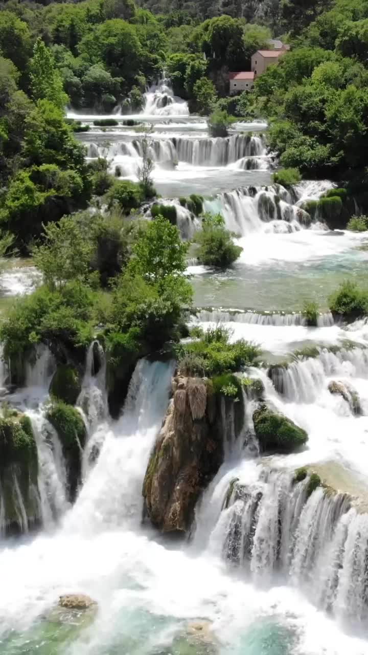 Stunning Waterfalls at Krka National Park, Croatia