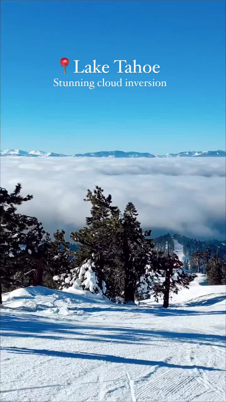 Snowboarding Bliss at Lake Tahoe's Diamond Peak