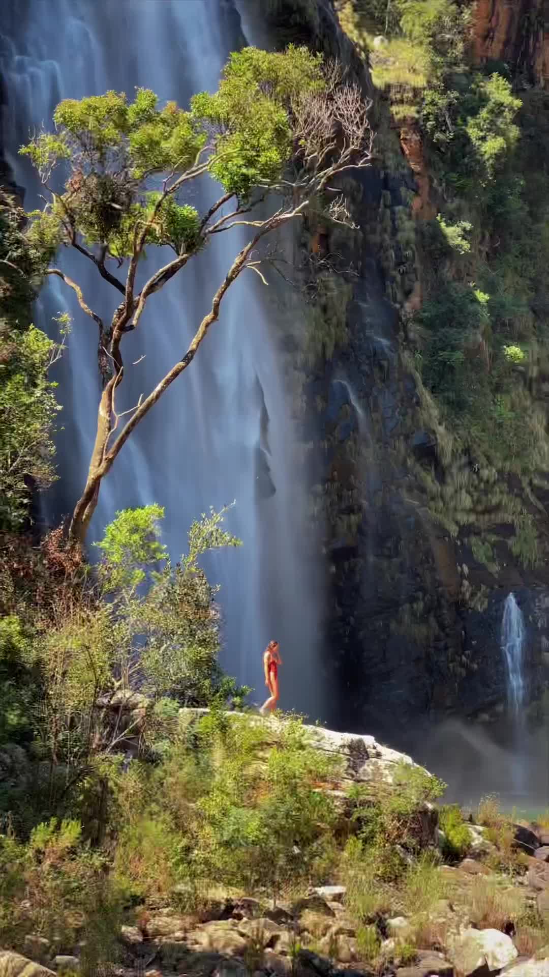 Serene Waterfall Adventure at Lisbon Falls, South Africa