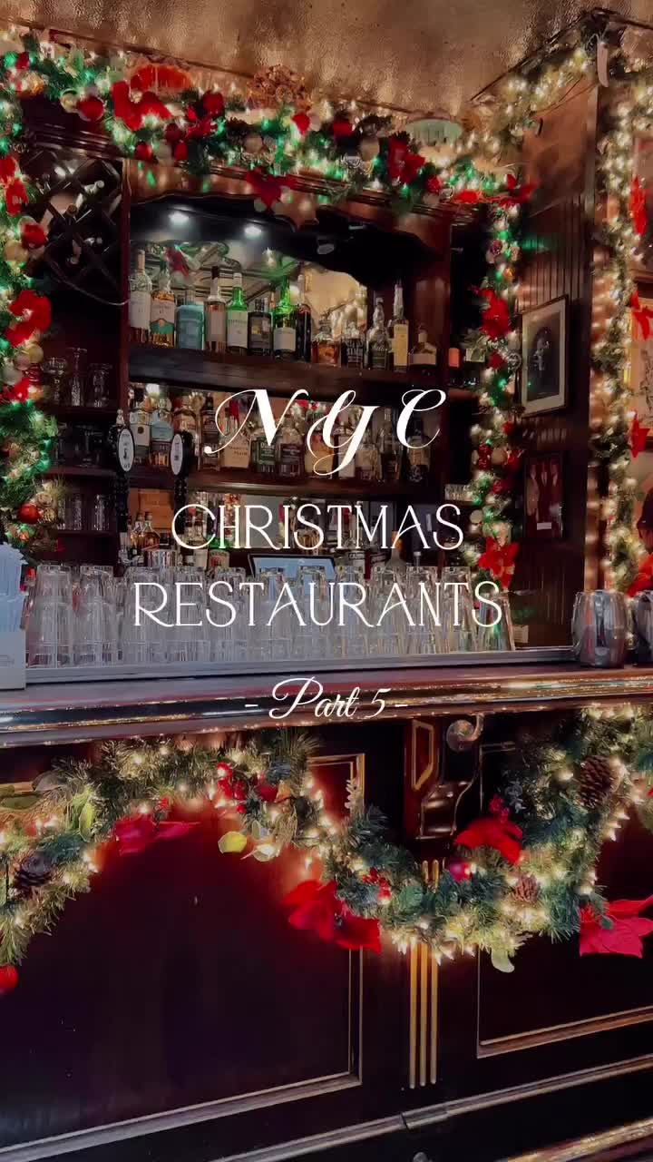 🎄❤️ NYC Christmas Restaurants Part 5: Pete’s Tavern