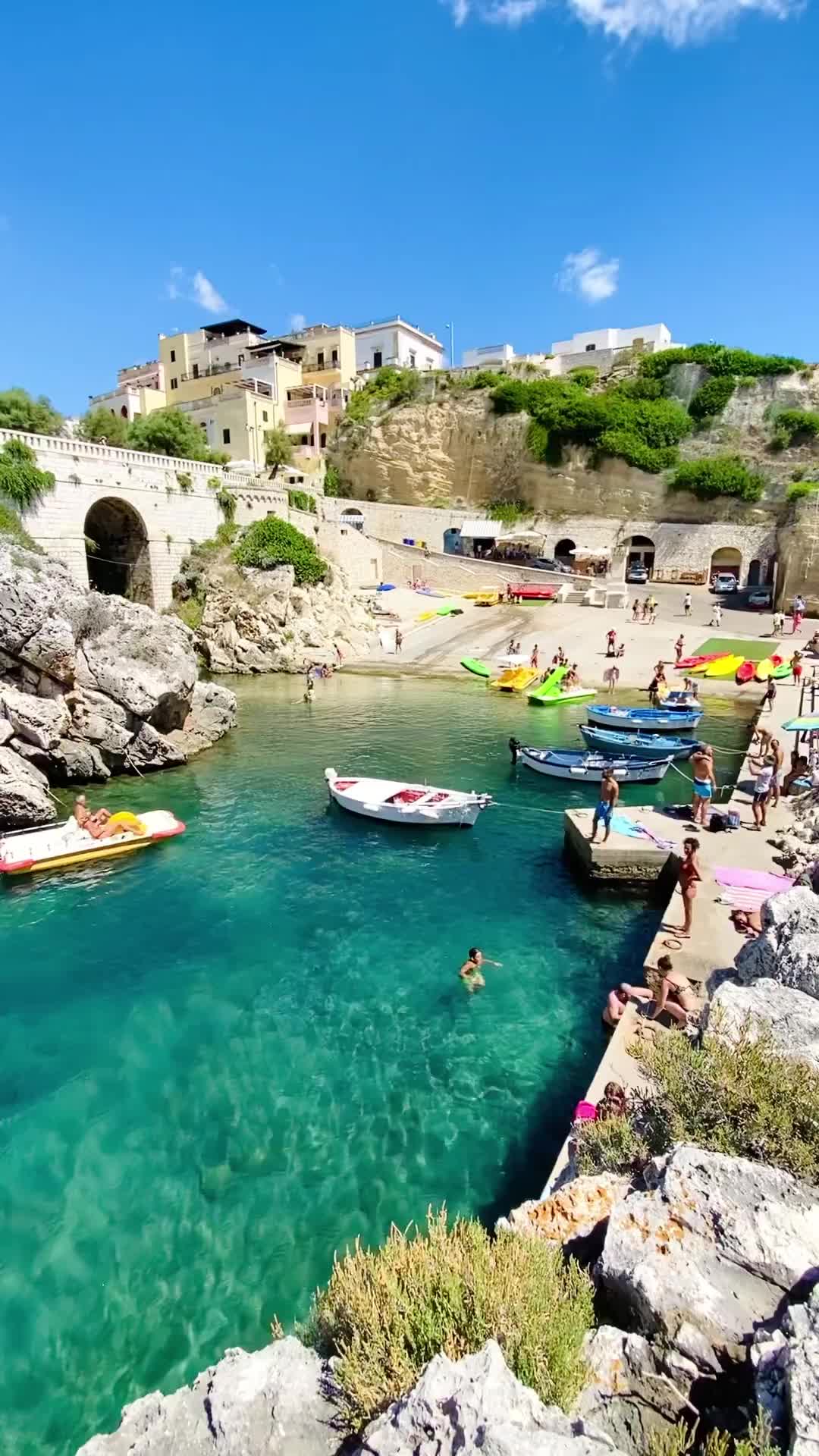 Stunning Castro Marina Pool in Puglia, Italy 💦💎