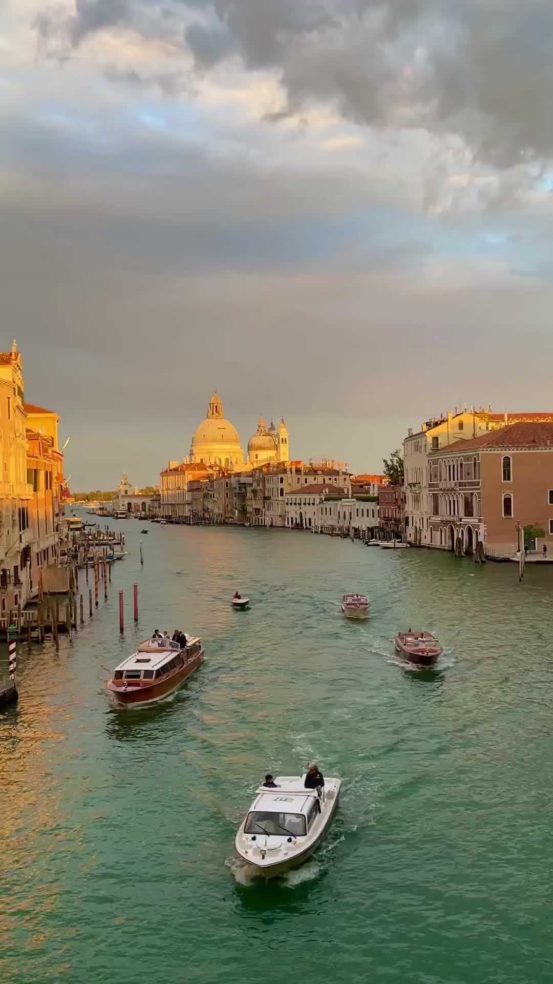 Stunning Sunset Over Venice's Grand Canal