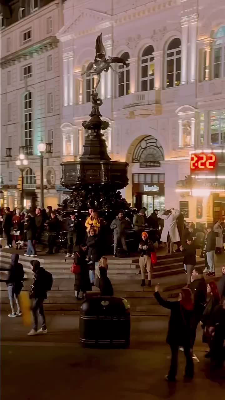 Top Deck Experience in Piccadilly Circus at Night