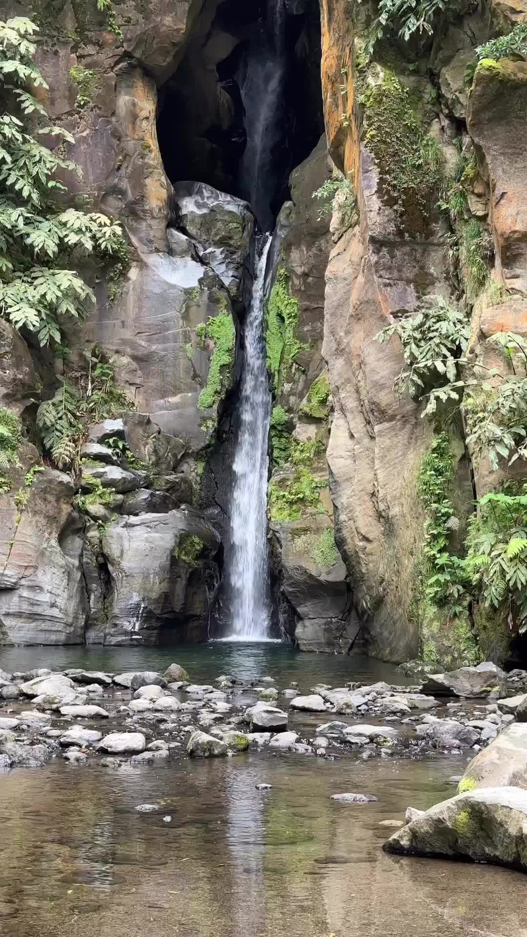 Discover the Stunning Waterfall Salto do Cabrito, Azores
