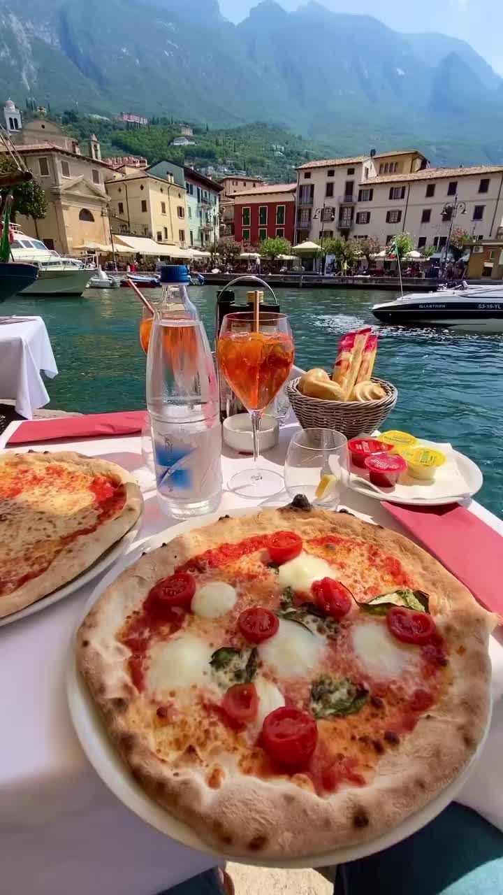 Enjoy Pizza with a Stunning View in Malcesine, Italy