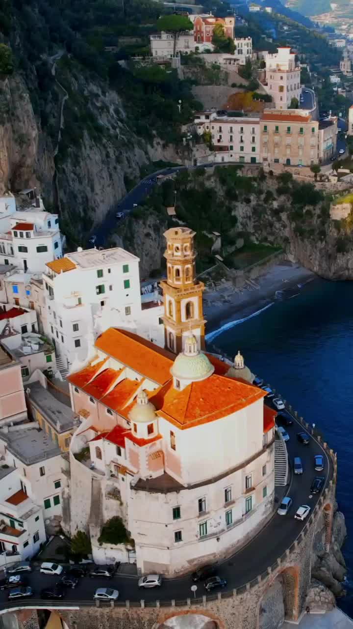 Stunning Aerial Views of Atrani, Amalfi Coast