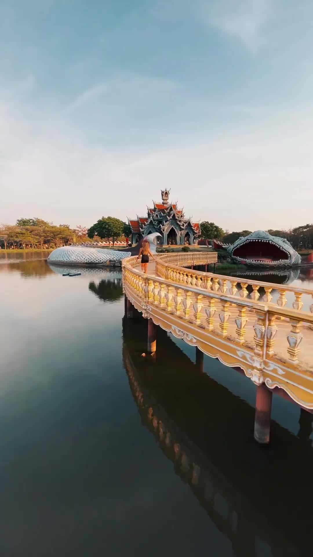 Stunning FPV Drone Footage of Sumeru Mountain Temple