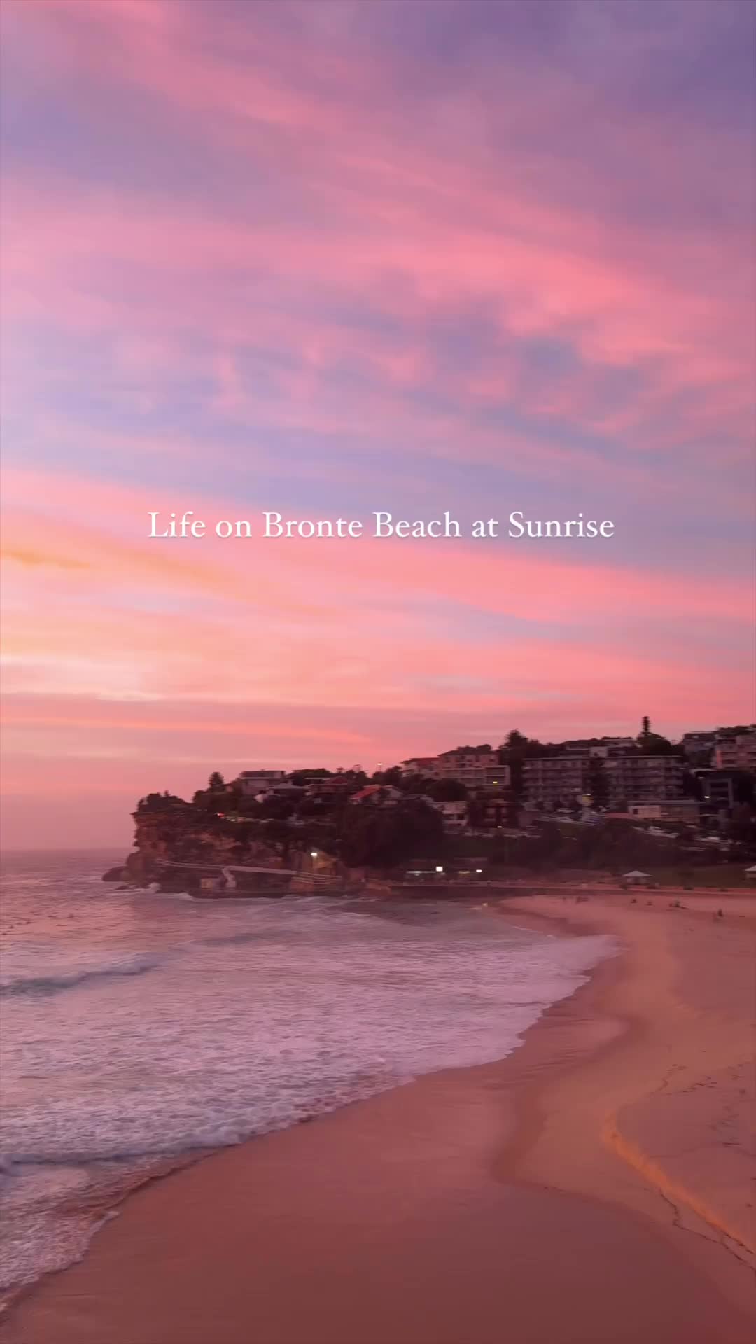 Sunrise at Bronte Beach: A Summer Morning Vibe