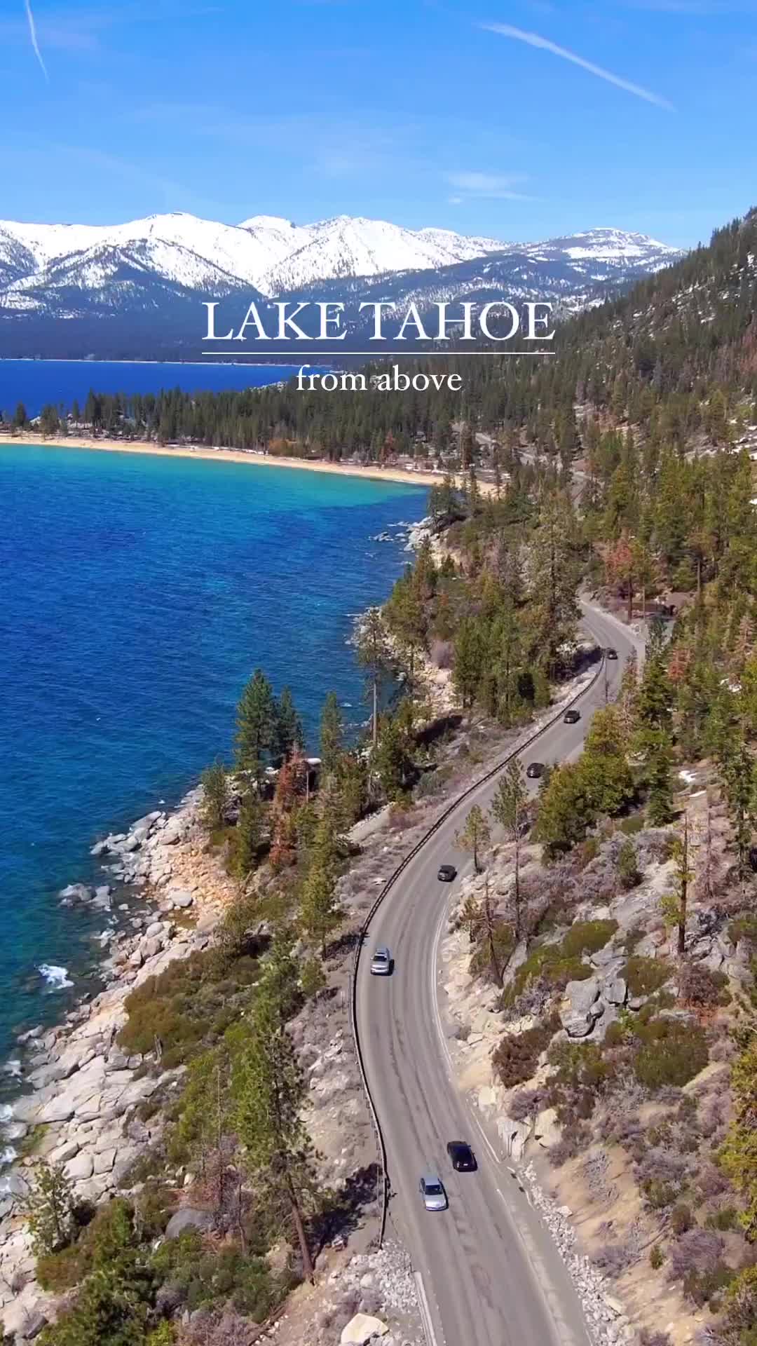 Lake Tahoe from Above: Stunning Aerial Views 🌲