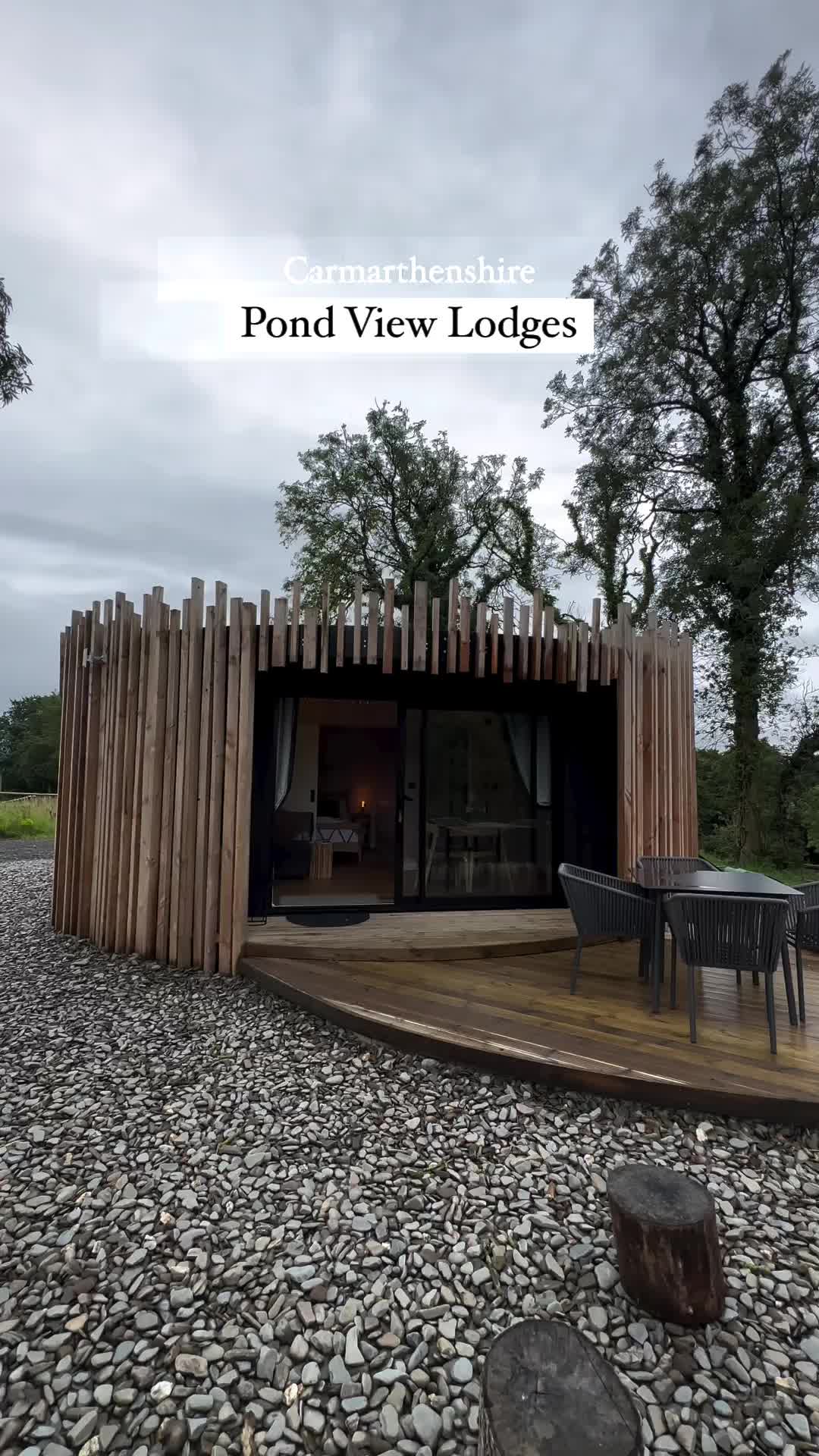 Luxurious Pond View Lodges in Carmarthenshire