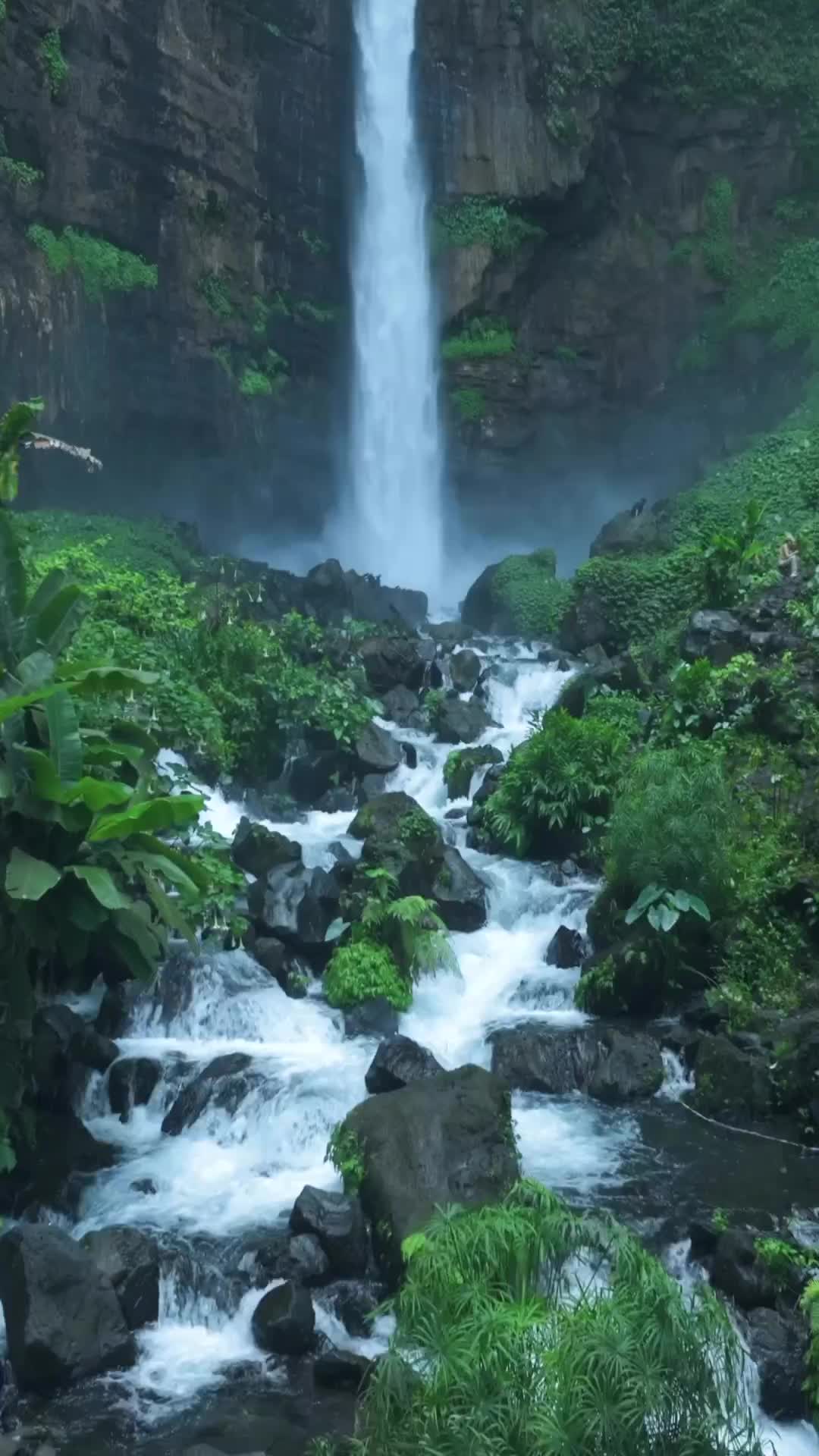 Discover Kapas Biru Waterfall in East Java