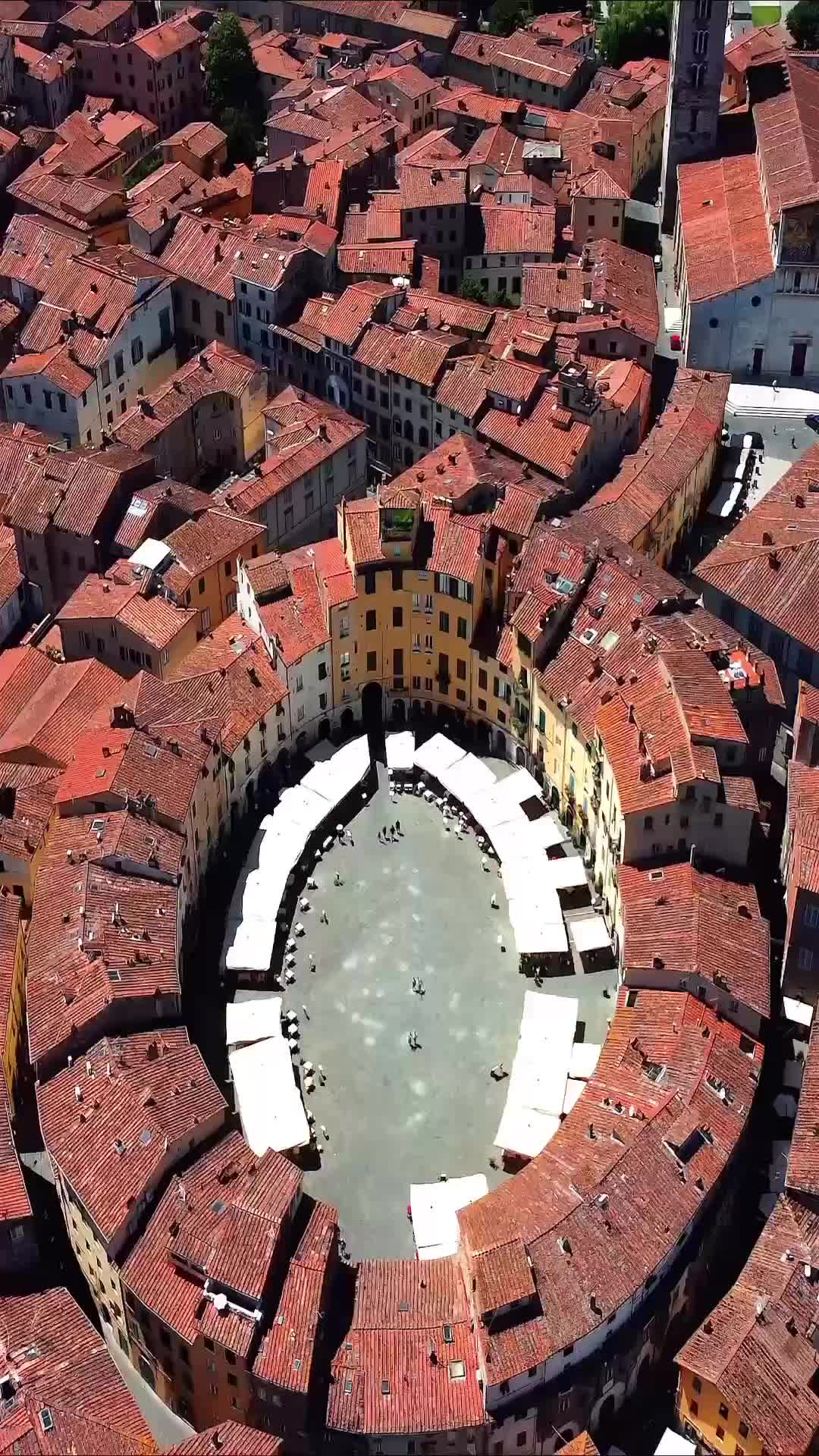 Discover Lucca, Tuscany: Aerial Views and Architecture