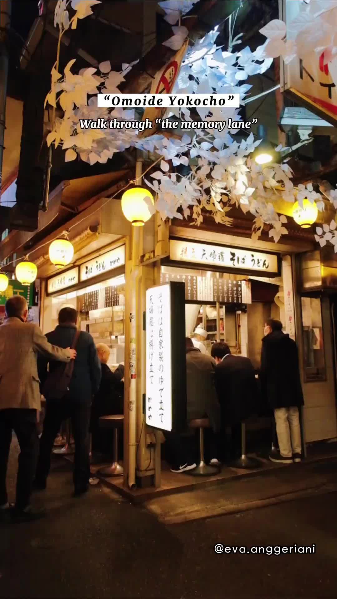 The iconic alley in Tokyo, perfect place to have drink & quick snacks with your colleague 🍻